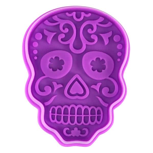 DAY OF THE DEAD SUGAR SKULL STAMPER 3"