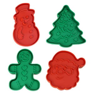 8 PCS Christmas Cookie Cutter Set Winter Christmas Pastry