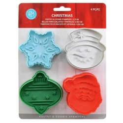 Christmas Cookie Stampers 2.75″ Set/4