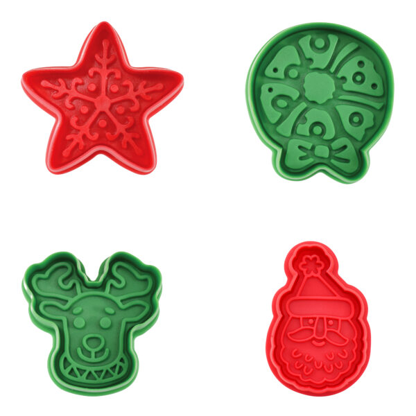 Holiday Pastry & Cookie Cutter Set /4 - Image 2
