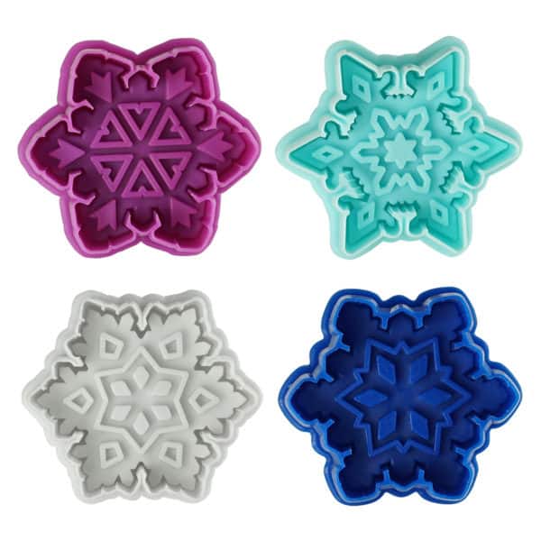 snowflake cookie cutter/stamper set