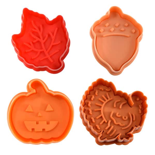 AUTUMN PASTRY & COOKIE STAMPERS SET /4