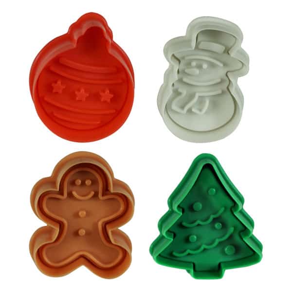 christmas pastry and cookie cutters and stampers