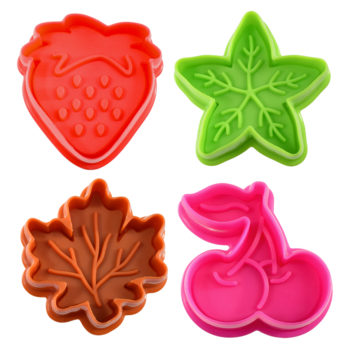 Leaf, Strawberry, Cherry and Star stampers