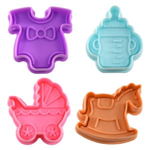 baby cookie stamper set