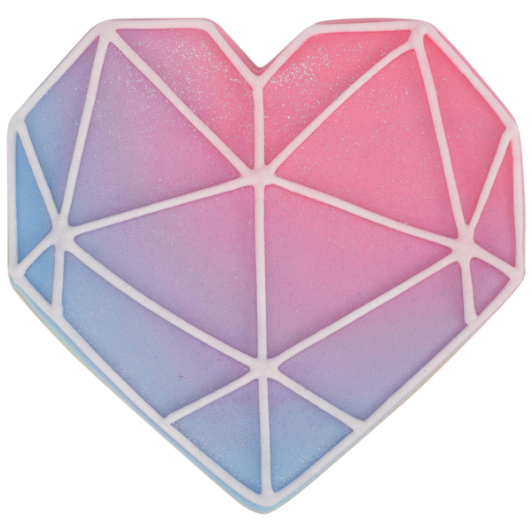 Geo Heart Cookie Cutter (3.5") - Image 3