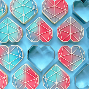 Geo Heart Cookie Cutter (3.5") - Image 4