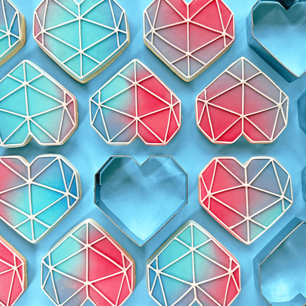 Geo Heart Cookie Cutter (3.5") - Image 4