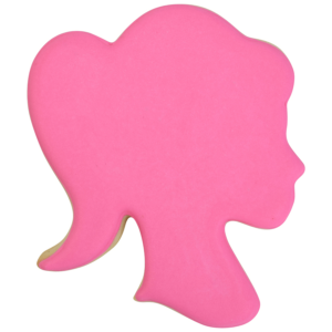 Doll head Cookie Cutter (Fuchsia, 3.5") - Image 4
