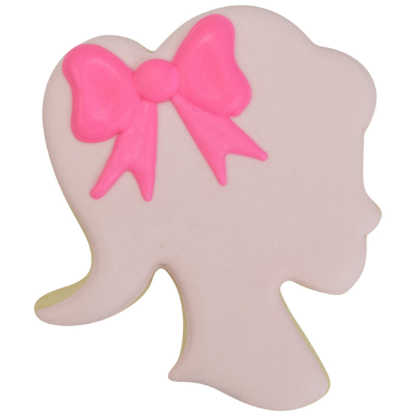 Doll head Cookie Cutter (Fuchsia, 3.5") - Image 5