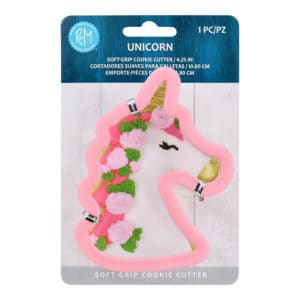 unicorn soft grip cookie cutter