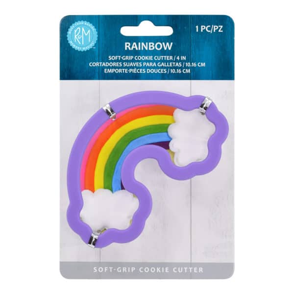 rainbow soft grip cookie cutter