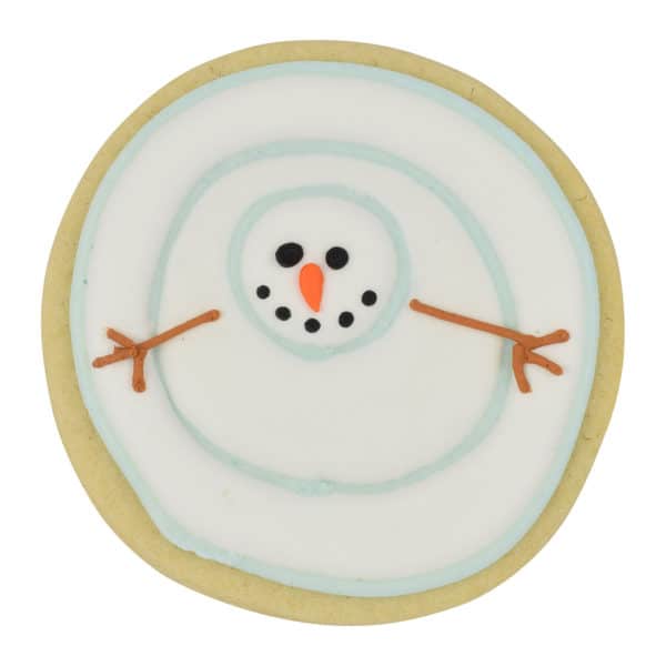 snowman cookie