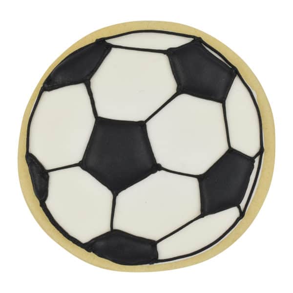 soccer ball cookie