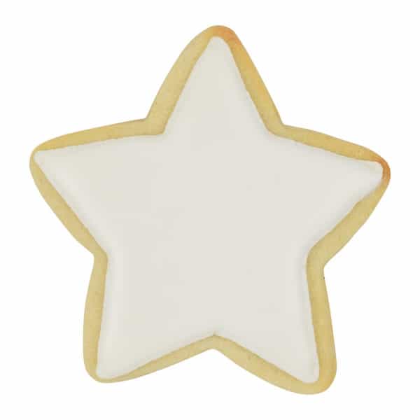 white star cookie