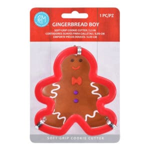 gingerbread boy soft grip cookie cutter