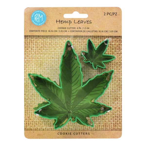 hemp marijuana leaf cookie cutter