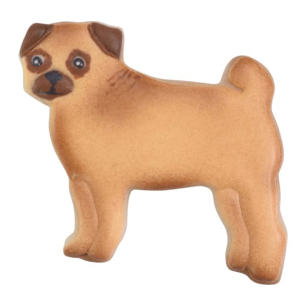 pug dog cookie