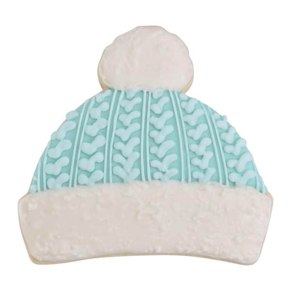 winter hat cookie