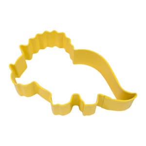 4.25" Yellow Triceratops Baby Dinosaur Cookie cutter