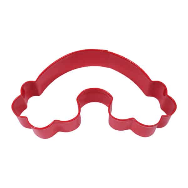 4.75" Red Rainbow cookie cutter