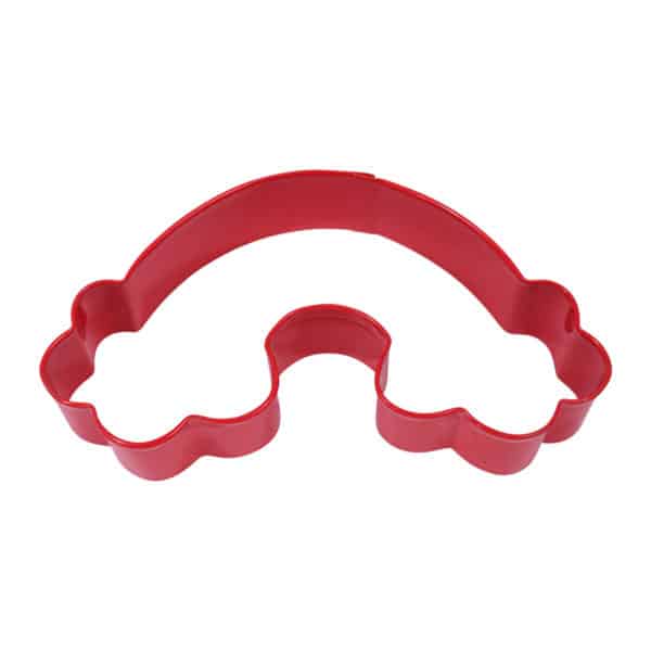 4.75" Red Rainbow cookie cutter