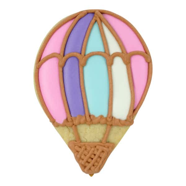 hot air balloon cookie