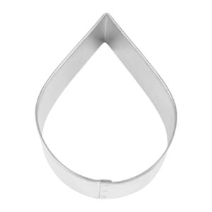 3.5" Teardrop/Raindrop cookie cutter