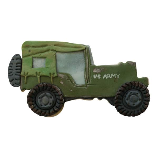 military truck cookie