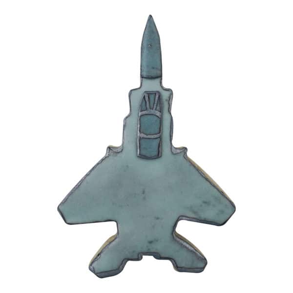 fighter jet cookie