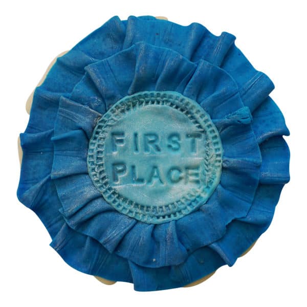 first place badge cookie