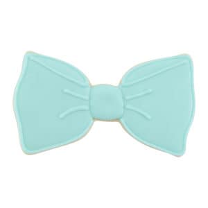 green bowtie cookie