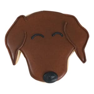 dog face cookie