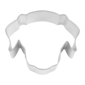 3.5" Dog Face cookie cutter