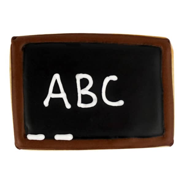 chalkboard cookie