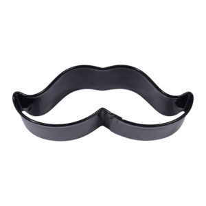 4" Black Moustache