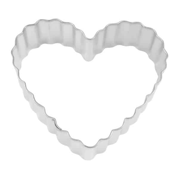 2.5" Heart Fluted