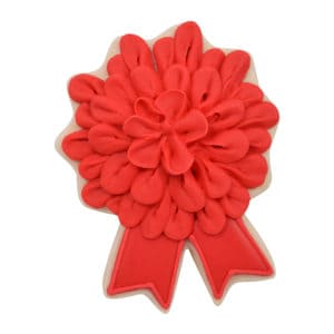 graduation ribbon cookie
