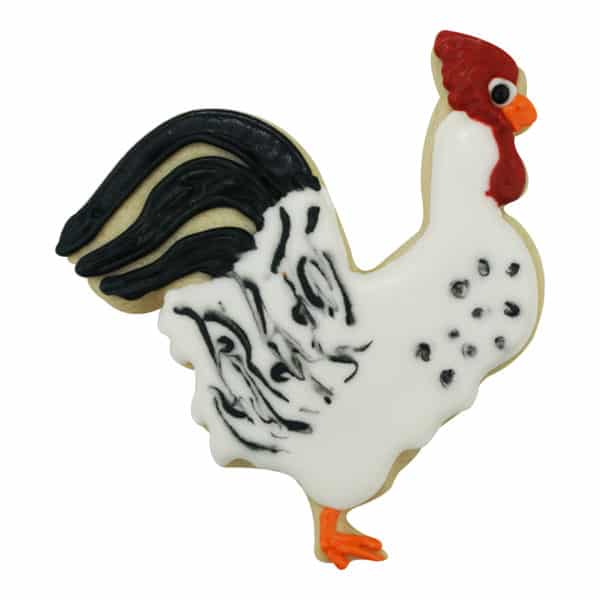 rooster cookie