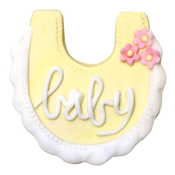 baby bib cookie