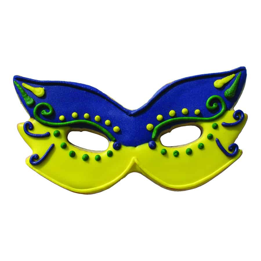 Mardi Gras Mask Cookie Cutter (4) - R&M International