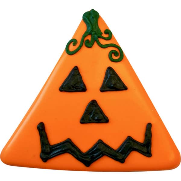 halloween triangle cookie