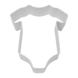 4" White Baby Bodysuit