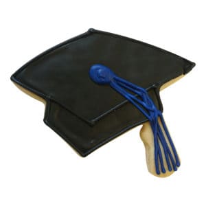 graduation cap cookie