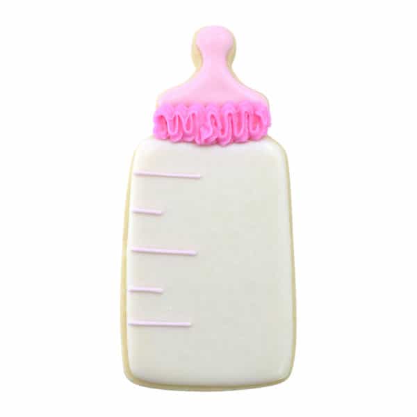 baby bottle cookie