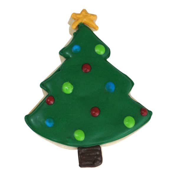 christmas tree cookie