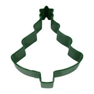 4" Green Tree W/Star cookie cutter