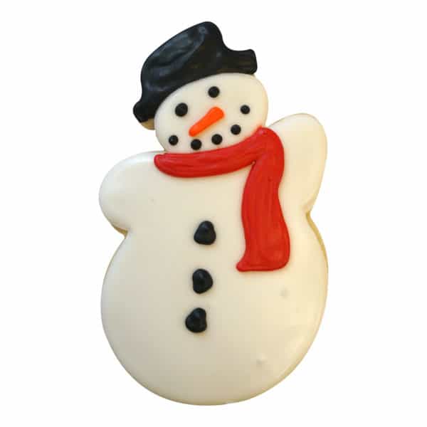 snowman cookie