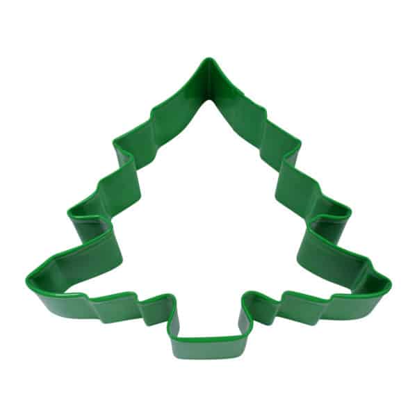 5" Bright Green Tree cookie cutter