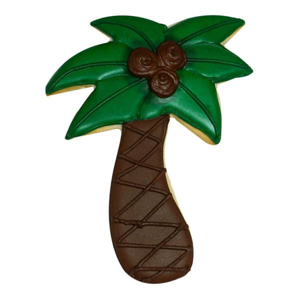 palm tree cookie